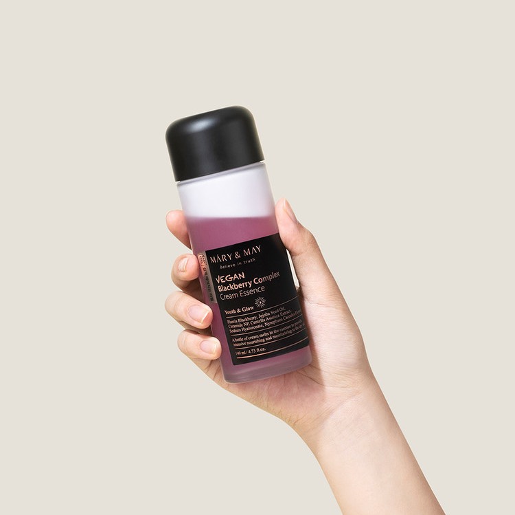 اسينس مغذي للبشرة Mary & May – Vegan Blackberry Complex Cream Essence (140ml